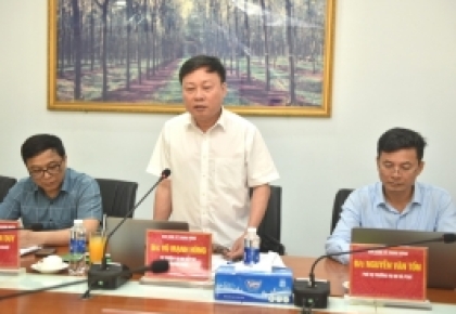 Ban Kinh tế Trung ương làm việc với Cao su Đồng Nai