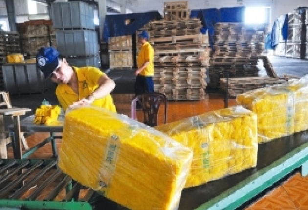 Xuất khẩu cao su tháng 9 tăng gần 53% về lượng 